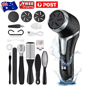 New Electric Foot File Callus Remover Rechargeable Hard Skin Grinder Care Tools - Picture 1 of 12