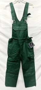 (NIP) MASCOT NEWARK BIB & BRACE- Industrial- Hunter Green- Waist 30.5- Inseam 30 - Picture 1 of 18