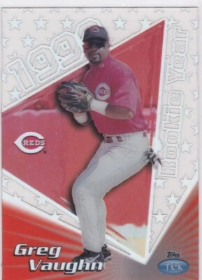 1999 Topps Tek #21B Pattern 11 Greg Vaughn Reds Free Shipping! - Image 1 of 2
