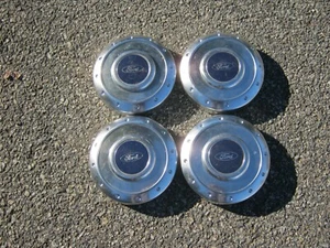 Genuine 2002 2003 Ford Explorer alloy wheel center caps hubcaps 1L24-1A096-JA - Picture 1 of 22