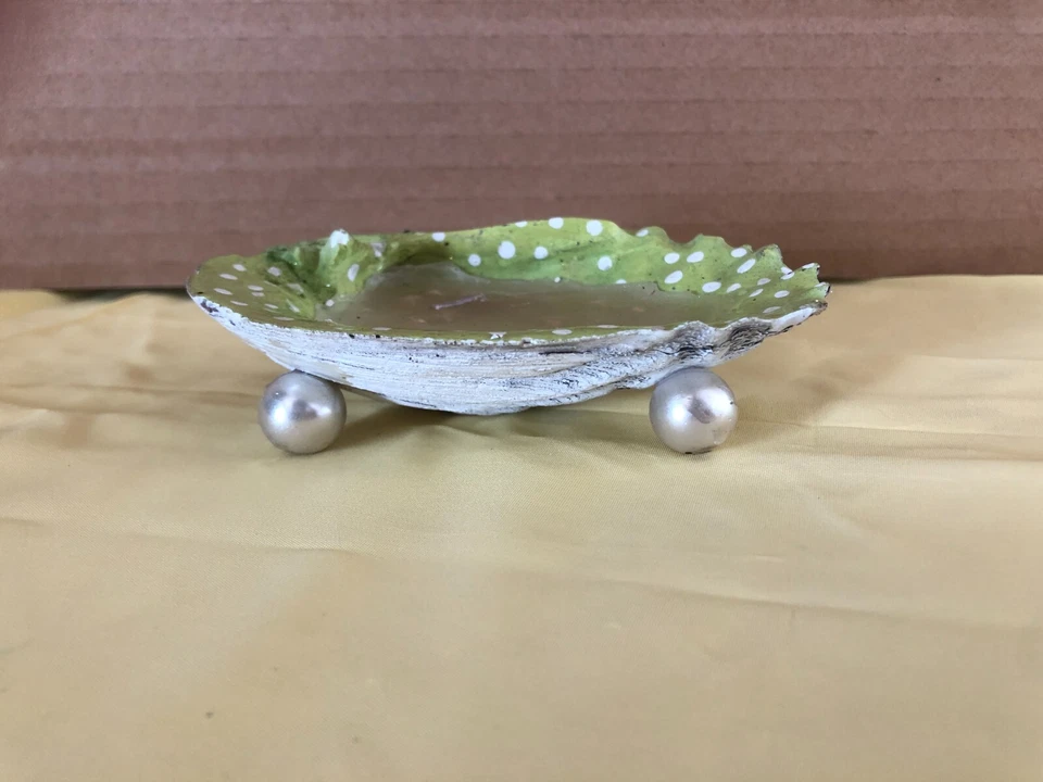 vela de concha de ostra real feita à mão - Imagem 1 de 4