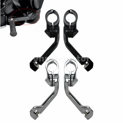 1 -1/4" 32mm Long Angled Adjustable Highway Peg Mount Kit Fit For Touring Honda — 第 1/4 张图片