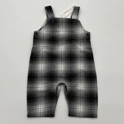 Mono gris a cuadros talla 0-3 meses JANIE AND JACK NUEVO CON ETIQUETAS Foto 1 de 3