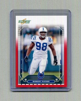 2006 Score Robert Mathis #289 Red Parallel /120 Colts Rare - Image 1 of 3