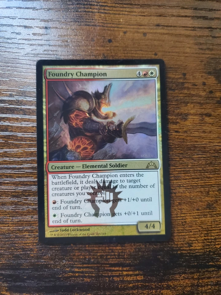 Foundry Champion Gatecrash Magic The Gathering Card #165 (FOIL) - Image 1 of 1