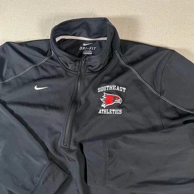 Team Issued Nike Dri-Fit 1/4 Zip Pullover South East Missouri State Mens Large - Image 1 of 4