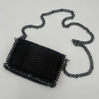 Cartera Bandolera Negra Italiana Borse In Pelle Cuero Genuino Negra Foto 1 de 4