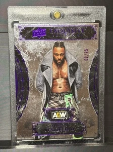 SWERVE STRICKLAND 2024 AEW UPPER DECK BLACK DIAMOND EXQUISITE PURPLE SSP /25!!! - Picture 1 of 3