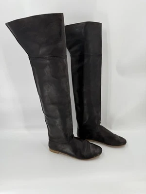 Botas de montar Spring Step de cuero hasta la rodilla negras EE. UU. 8 Foto 1 de 4