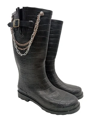 GIESSWEIN Botas de agua Mujeres Botas altas Talla EU 40 negro look casual - Imagen 1 de 4