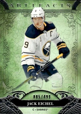 2020-21 Upper Deck Artifacts #138 Jack Eichel SABRES /499 - Image 1 of 2