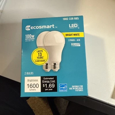 Eco-Smart LED 100W Replacement Bulbs 2 Pk - Image 1 of 4