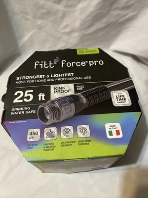Force Pro 5/8" x 25' Heavy Duty Commercial Grade Garden water Hose - Image 1 of 4