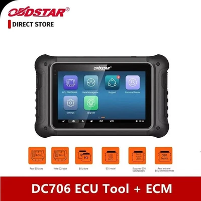 OBDSTAR DC706 ECU Herramienta ECM ECU Clon OBD2 BANCO para Coches Motocicletas Foto 1 de 4