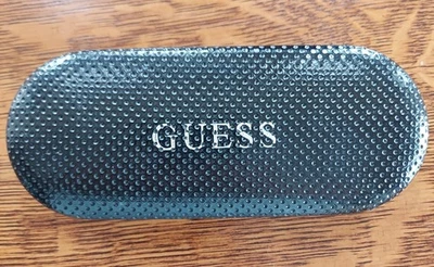 Estuche para gafas/gafas de sol vintage "GUESS" - carcasa rígida negra Foto 1 de 4