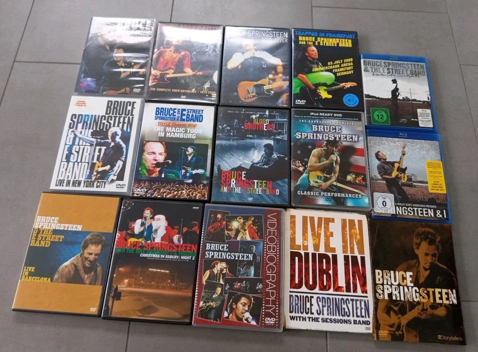 große Sammlung Konvolut DVDs Blue Ray Bruce Springsteen  The Boss - Bild 1 von 4