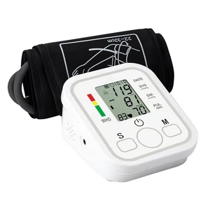 Electronic Blood Pressure Monitor Arm Sphygmomanometer Monitor LCD Display - Picture 1 of 14