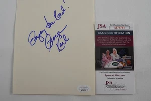 Página de libro de firma George Karl autografiada con certificado de autenticidad #R185 - Imagen 1 de 1