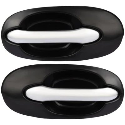 2 piezas manijas de puerta exterior trasera para Kia Sedona 2002-05 cromadas/negras Foto 1 de 4