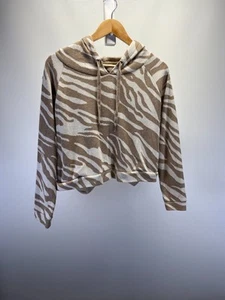 BB Dakota Steve Madden Hoodie Women's Size S Animal Print Long Sleeves Pullover - Picture 1 of 8