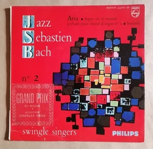 JAZZ SEBASTIEN BACH / Swingle Singers 7" EP 1964 Mono PHILIPS 434.876 Vynil EX - Bild 1 von 1