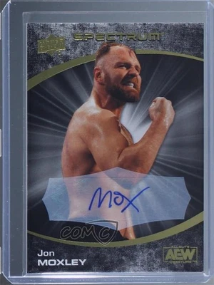 2021 Upper Deck AEW Spectrum Dark Auto /25 Jon Moxley #55 Rookie Auto RC - Image 1 of 2