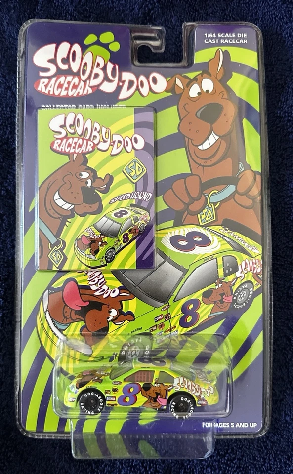 Coche de carreras Scooby-Doo # 8 Warner Brothers Studio Store 2000 fundido a presión 1:64 como nuevo Foto 1 de 4