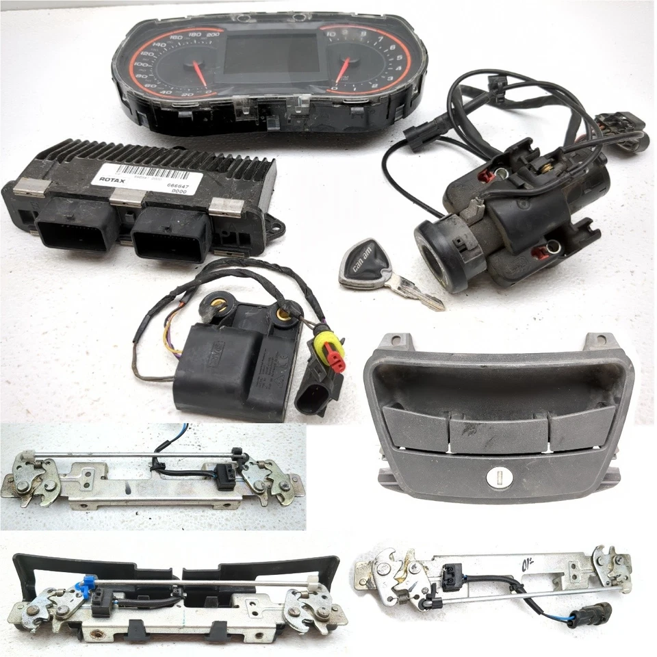 13-17 Can Am Spyder RT-S SE6 Velocímetro Encendido con Llave de Seguridad ECU 420666647 Foto 1 de 4