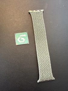 Apple Watch Braided Solo Loop 41mm (38/40) Genuine OEM Olive Green Size 3 Used - Photo 1 sur 7