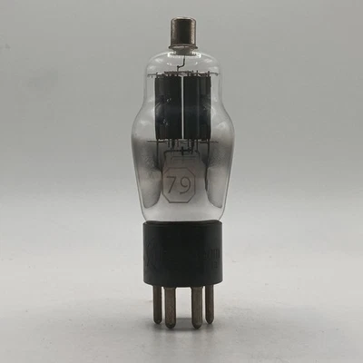 Tubo de vacío Cunningham 79 tipo 79 clase B amplificador doble años 30 probado 82% EE. UU. Foto 1 de 4