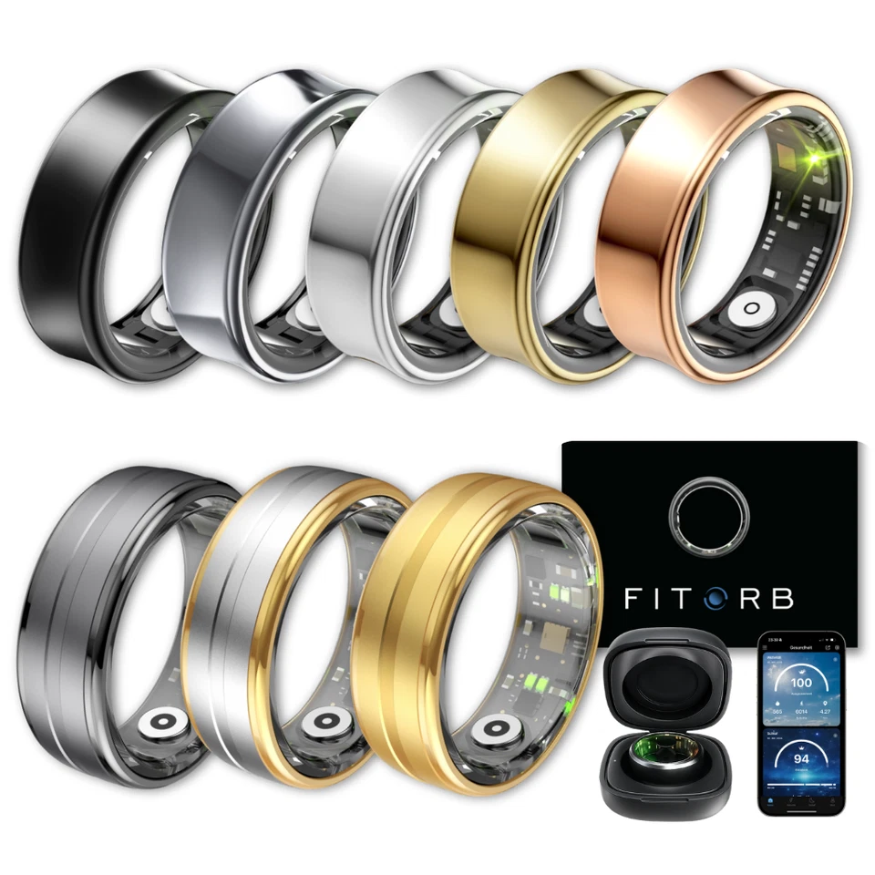 Fitorb™ Smart Ring Pro - Das Original. High-Tech Fitness- & Gesundheitsring - Bild 1 von 4