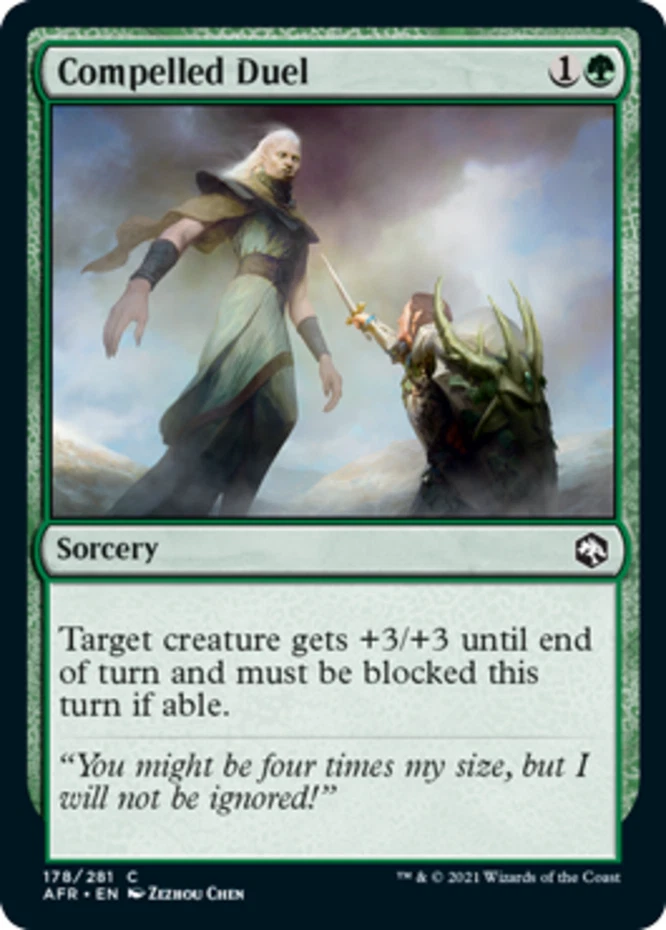 x1 Compelled Duel - Forgotten Realms - NM - MTG - Image 1 of 1