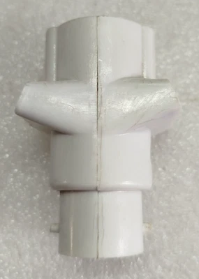 Douille Voleuse B22 en Plastique Blanc Lustre, Chevet "Neuf" - Photo 1/4