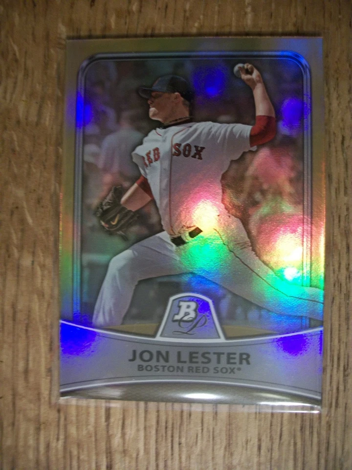 2010 Bowman Platinum Gold Refractors #95 Jon Lester #'d/539 Red Sox, Cubs - Image 1 of 1