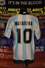 4/5 Argentina adults L 1998 #10 Maradona original football shirt jersey soccer