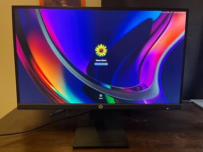 HP P27h G4 FHD Monitor 27" LCD HD Black Computer Monitor  - Image 1 of 4