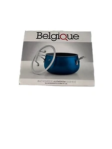 Belgique 3 qt Stock Pot w/Lid Nonstick Aluminum Pot Blue NIB Rare!!!! - Picture 1 of 6