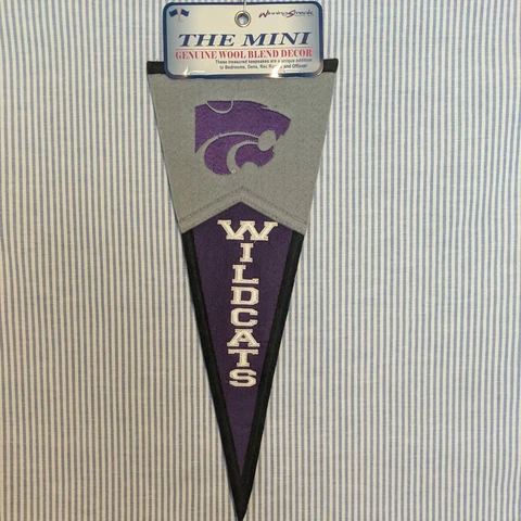 Kansas State wildcats Mini Pennant   6" x 15" NWT Cover