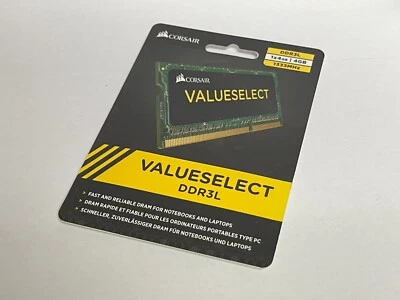 SEALED Corsair Memory 8GB (2x4GB) 1333MHz CL9 DDR3L SODIMM Memory - Image 1 of 2