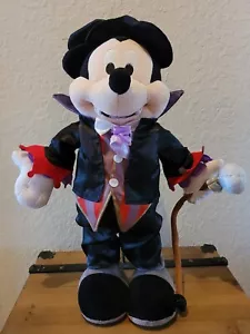 Peluche Disney Topolino Gemma Dracula Halloween Porta Portico Greeter in piedi - Foto 1 di 7