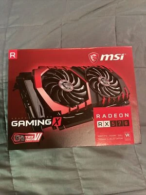MSI Radeon RX 570 GAMING X 4G GDDR5 Graphics Card - Black/Red - Image 1 of 4