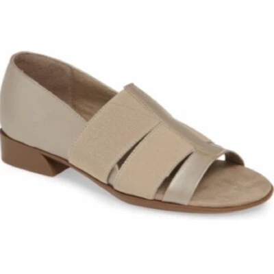 SANDALIA SIN CORDONES MUNRO NAOMI CHAMPAGNE COMBO CUERO TALLA 7 $200 NUEVA Foto 1 de 4