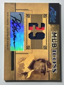 Rod Carew Auto 2005 Playoff Prime Cuts MLB Icons Twins /10 Game Used Jersey SSP - Picture 1 of 3