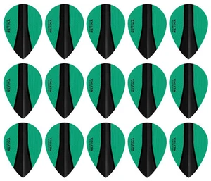 5 New Sets Harrows Retina X Pear Dart Flights – Ships w/ Tracking - Jade - Picture 1 of 1