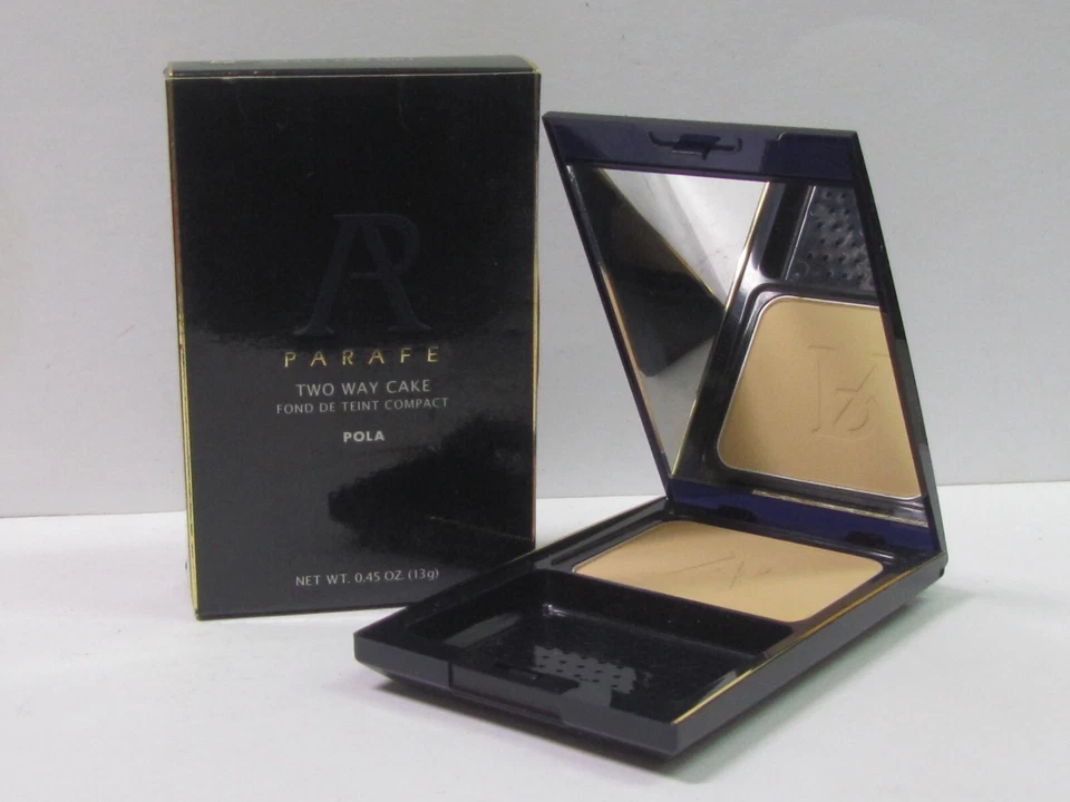 Base de maquillaje Pola Parafe Two Way Cake color 73 beige medio 0,45 oz nueva en caja Foto 1 de 1