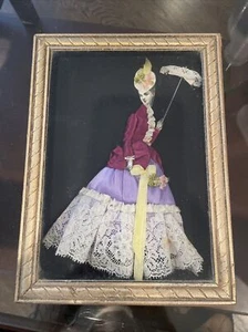 vintage victorian framed figurine - Picture 1 of 6