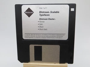 3.5" Floppy Disk Bitstream Scalable Typefaces - Bitstream Charter VTG software - Bild 1 von 3