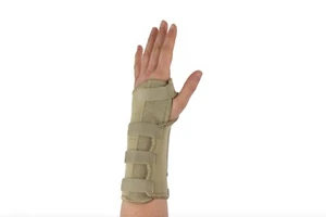 Wrist brace for Carpal tunnel sprains and strains Bodytec wellbeing (Cream) - Picture 1 of 2