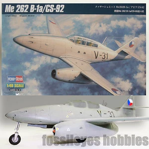 HOBBY BOSS 1/48 MESSERSCHMITT ME-262/ AVIA CS-92 - Picture 1 of 1