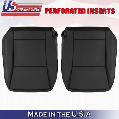 Fundas de asiento inferiores de cuero negras para conductor y pasajero Ford Explorer 2006 Foto 1 de 4